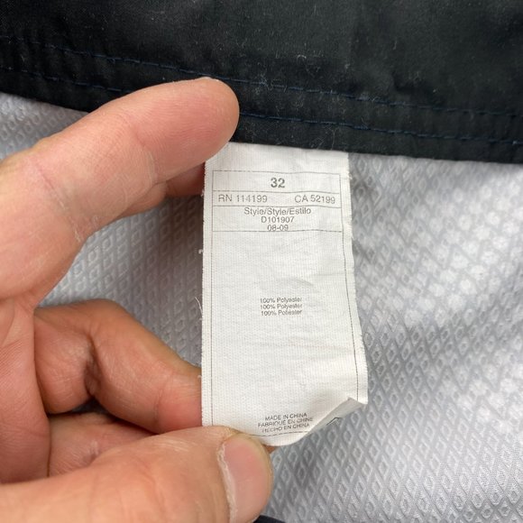 QUIKSILVER Swim Trunks Men 32 Black Blue Green Polka Dots Surf Board Shorts - Picture 4 of 11